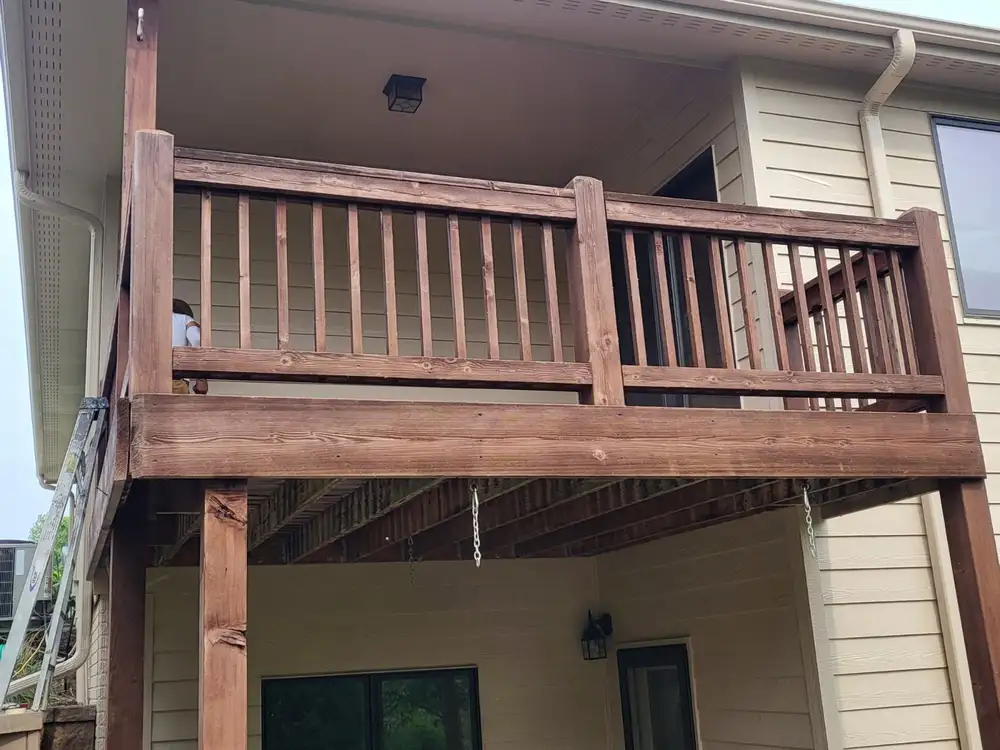 exterior deck power washing service