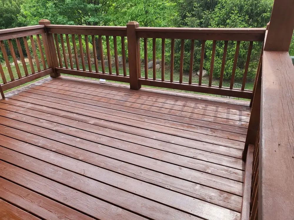 exterior deck top side power washing service